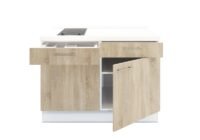 Keukenblok 120 cm x 60 cm incl. kookplaat + bergruimte zonder spoelbak RAI-399 - Afbeelding 2