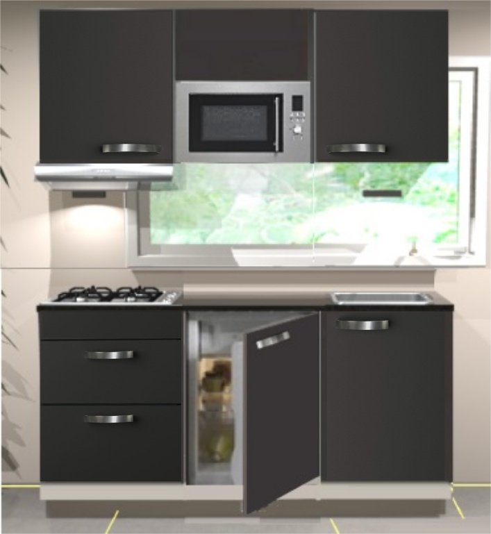 kalender Kom langs om het te weten krullen Keukenblok 180 cm Antraciet incl kookplaat, afzuigkap, inbouw koelkast en magnetron RAI-191 - Keuken-land kalender Kom langs om het te weten krullen Keukenblok 180 cm Antraciet incl kookplaat, afzuigkap, inbouw koelkast en magnetron RAI-191 - Keuken-land