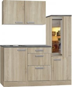 Kitchenette Toronto Beukenhoutdecor 160 cm Incl. Inbouwapparatuur HRG-1599