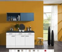 Kitchenette 150 cm met blauw schuif rek KT152-9-210 - Afbeelding 2