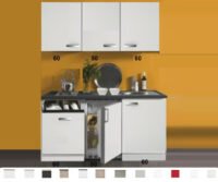 keukenblok 180 met inbouw koelkast, magnetron en 2-pit elektrisch kookplaat RAI-330