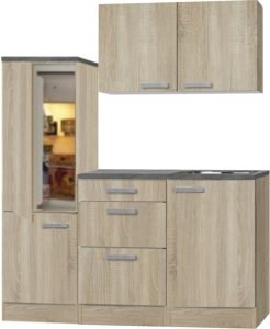 Kitchenette Toronto Beukenhoutdecor 160 cm Incl. Inbouwapparatuur HRG-1599 - Afbeelding 2