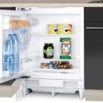 kitchenette 180cm antraciet-glans met koelkast RAI-4430