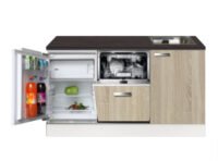 Keukenblok 180cm incl vaatwasser en inbouw koelkast RAI-3737
