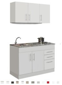 Keukenblok Toronto Eiken 150 cm Incl. E-kookplaat HRN-4399 - Afbeelding 2