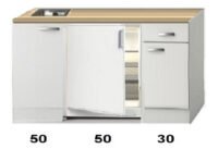 Kitchenette 130cm zonder wandkasten HRG-89 - Afbeelding 2