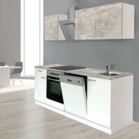 Keuken 180cm Incl. vaatwasser en oven en kookplaat RAI-1664