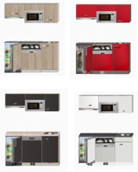 Keukenblok 150 cm incl kookplaat, afzuigkap vaatwasser en koelkast RAI-049 - Afbeelding 3