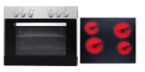 3-in-1 Keukenblok 180 x 60 cm incl. oven + kookplaat + spoelbak en wandkasten RAI-289 - Afbeelding 3