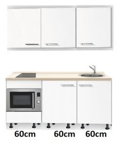 kitchenette 180 met stelpoten en combimagnetron RAI-318