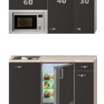 Kitchenette 135cm met combimagnetron, koelkast en kookplaat RAI-KL-9989
