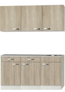 Buffetkast Padua houtnerf 150cm met spoelbak RAI-4512