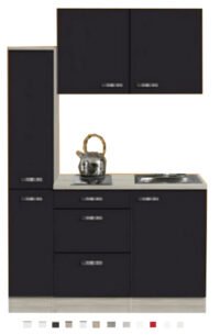 Kitchenette Faro met apothekerskast, 130 x 60 cm POTTO-640