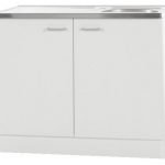 Keukenblok met RVS aanrecht 100cm x 50cm RAI-69