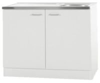 Keukenblok met RVS aanrecht 100cm x 50cm RAI-69