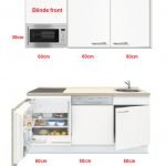 Keukenblok wit hoogglans 180 cm incl koelkast, kookplaat en afzuigkap RAI-5421