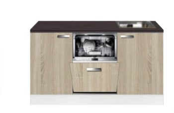 Keukenblok 180cm incl vaatwasser en inbouw koelkast RAI-3737 - Afbeelding 2