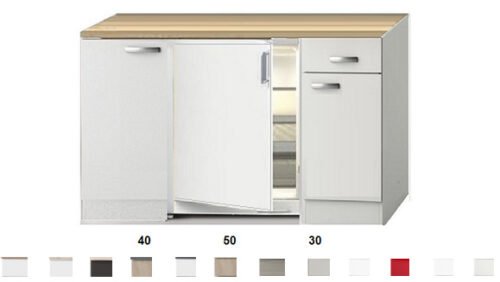 Kitchenette 120 CM incl koelkast en bovenkasten RAI-2258 - Afbeelding 2