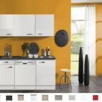 Keuken Lagos 160 cm wit hoogglans Incl. vaatwasser OPTI-129