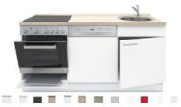 4-in-1 Kitchenette + oven + kookplaat + vaatwasser + bergruimte 180cm RAI-1099