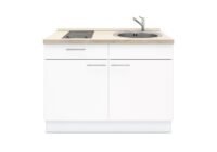 Keukenblok 120 cm x 60 cm Incl. kookplaat + spoelbak RAI-499 - Afbeelding 3