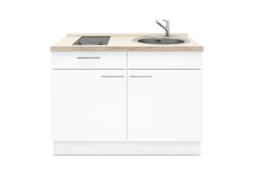 Keukenblok 120 cm x 60 cm Incl. kookplaat + spoelbak RAI-499 - Afbeelding 3