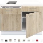 Keukenblok 120 cm x 60 cm incl. kookplaat + bergruimte zonder spoelbak RAI-399