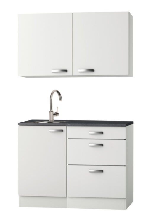 Kitchenette 100 Dakar met drie laden en wandkast RAI-0808 - Afbeelding 2
