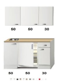 Kitchenette 130cm met wandkasten HRG-88