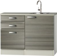 Kitchenette 110cm met drie laden met of zonder wandkasten RAI-993