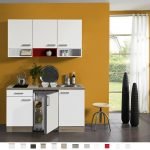 Kitchenette 150 cm Incl. Inbouwapparatuur en RVS spoelbak KT1510-9-573