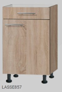 Apothekerskast Lasse Licht Eiken (BxHxD) 30 x 211,8 x 58,4 cm RAI-796 - Afbeelding 3