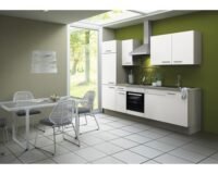 Rechte keuken Torger 270 cm semi-glanzend wit incl. Ingebouwde apparaten en vaatwasser RAI-946 - Afbeelding 2