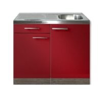 Keukenblok Imola Rood met La 100 x 60 cm HRG-3104