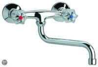 keukenkraan muur montage Incl. aansluitslangen HRG-3954