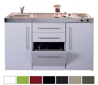 MPGS 150 met vaatwasser en koelkast.