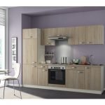 Keuken Padua 270cm licht eiken Incl. Inbouwapparatuur HRG-01199