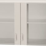 Bovenkast Klassiek 50 Wit met glas 100cm x 32 cm O500-6-OPTI-37