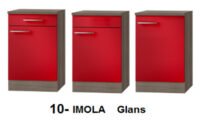 Keuken Imola Rood 210 cm lang Incl. Inbouwapparatuur + apothekerskast RAI-849 - Afbeelding 3