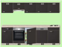 Rechte keuken 300cm rood hoogglans Incl. Apparatuur RAI-762 - Afbeelding 2