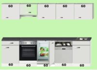 Rechte keuken 300cm rood hoogglans Incl. Apparatuur RAI-762 - Afbeelding 4