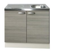 Keukenblok met RVS spoelbak Vigo (BxHxD) 100,0x84,8x60,0 cm HRG-1185