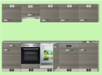Rechte keuken 300cm rood hoogglans Incl. Apparatuur RAI-762 - Afbeelding 5