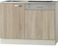 Keukenblok voor vaatwasser padua licht eiken (BxHxD) 110,0x84,8x60,0 cm HRG-1165