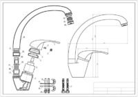 Eéngreepsmengkraan Attica met zijdelingse greep Incl. aansluitslangen RAI-550 - Afbeelding 2