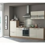 Keuken Bilbao 270 cm Semi-gloss creme Incl. Inbouwapparatuur OPTI-1099