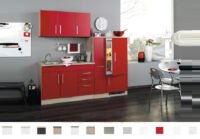 Keuken Imola Rood 210 cm lang Incl. Inbouwapparatuur + apothekerskast RAI-849