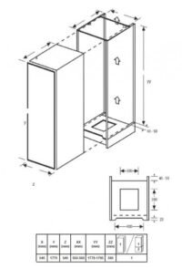 Inbouw koelkast zonder vriesvak EKS350-8RVA+ - Afbeelding 2