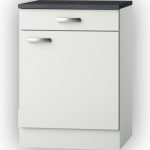 Onderkast Lagos White Glans (BxHxD) 60,0 x 84,8 x 60,0 cm U606-9