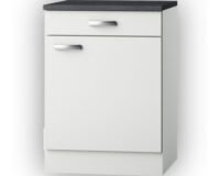 Onderkast Lagos White Glans (BxHxD) 60,0 x 84,8 x 60,0 cm U606-9